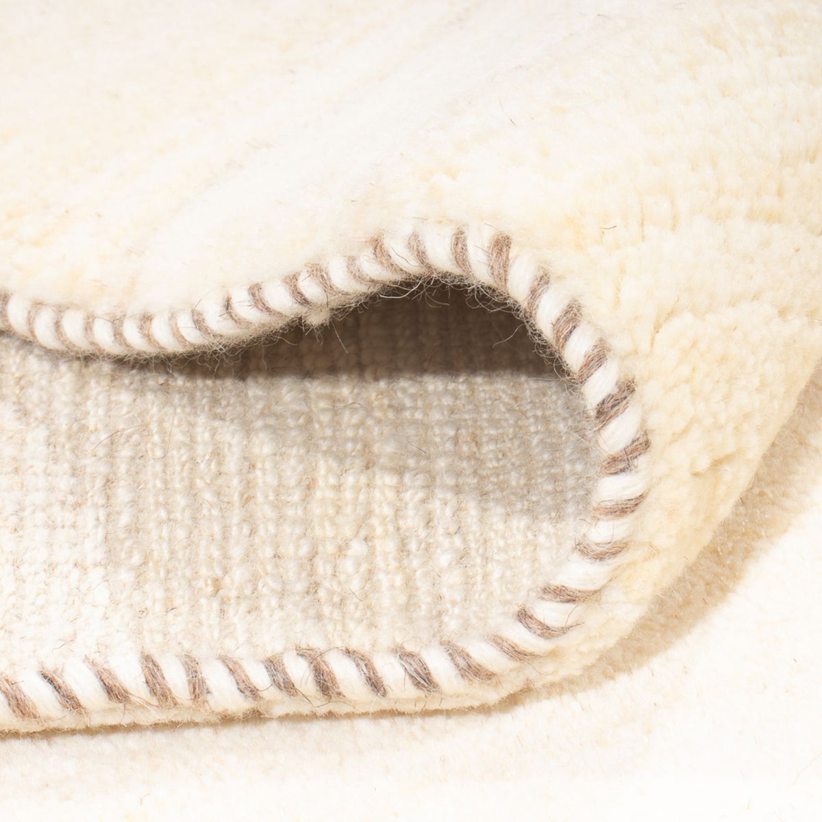 Gabbeh-tæppe - Persisk - 194 x 152 cm - beige