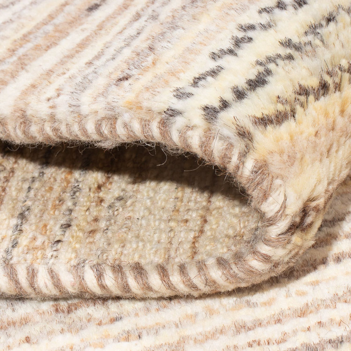 Gabbeh-tæppe - Persisk - 95 x 60 cm - lys beige