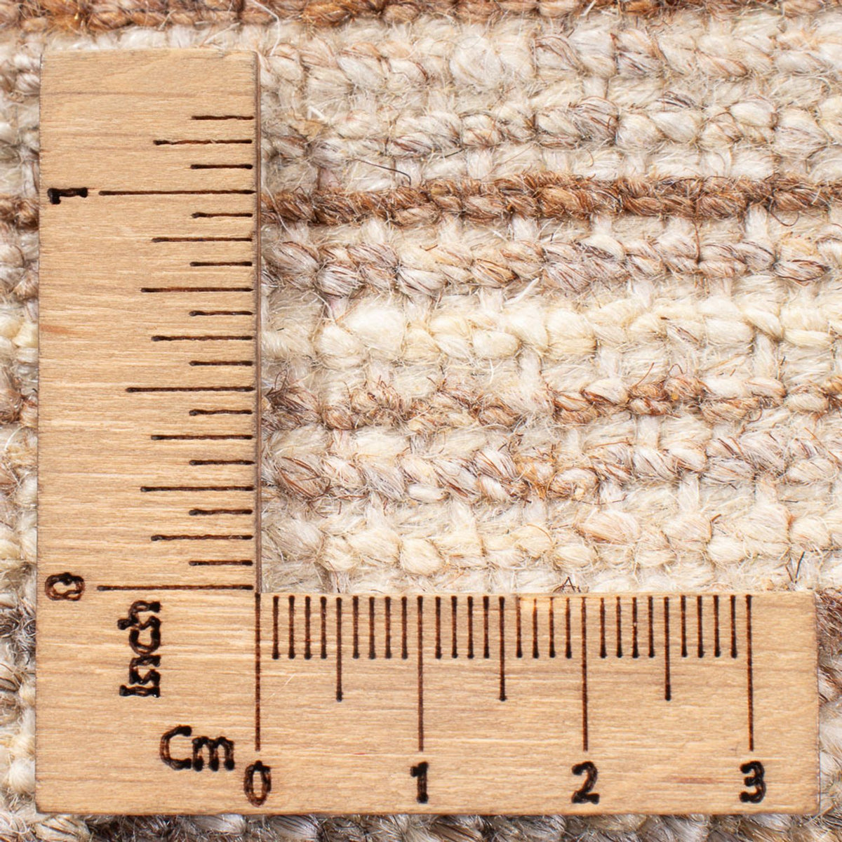 Gabbeh-tæppe - Persisk - 94 x 60 cm - lys beige
