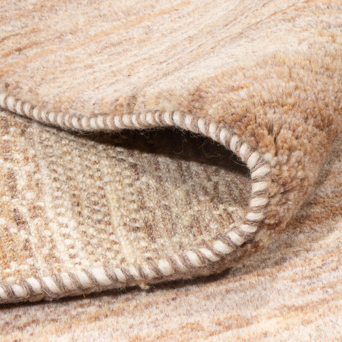 Gabbeh-tæppe - Persisk - 193 x 155 cm - flerfarvet