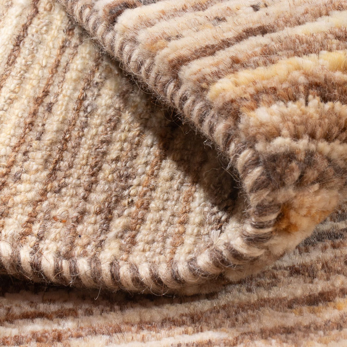 Gabbeh-tæppe - Persisk - 95 x 63 cm - mørk beige