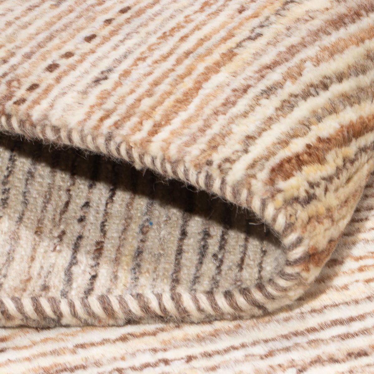 Gabbeh-tæppe - Persisk - 92 x 61 cm - mørk beige