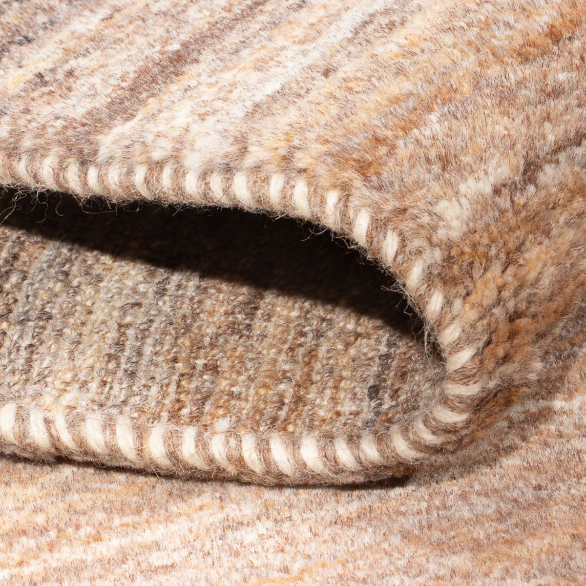 Gabbeh-tæppe - Persisk - 95 x 53 cm - brun