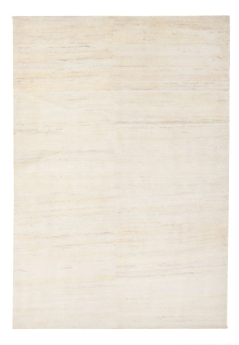 Gabbeh-tæppe - Persisk - 204 x 142 cm - lys beige