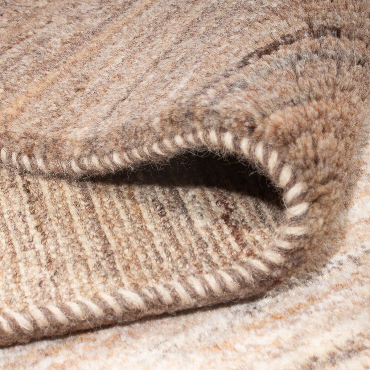 Gabbeh-tæppe - Persisk - 244 x 208 cm - natur