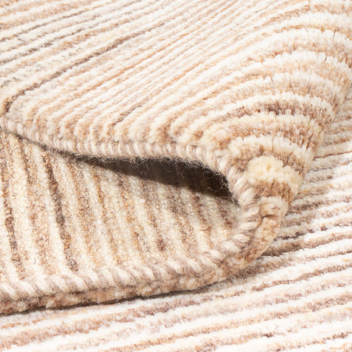 Gabbeh-tæppe - Persisk - 244 x 194 cm - lys brun