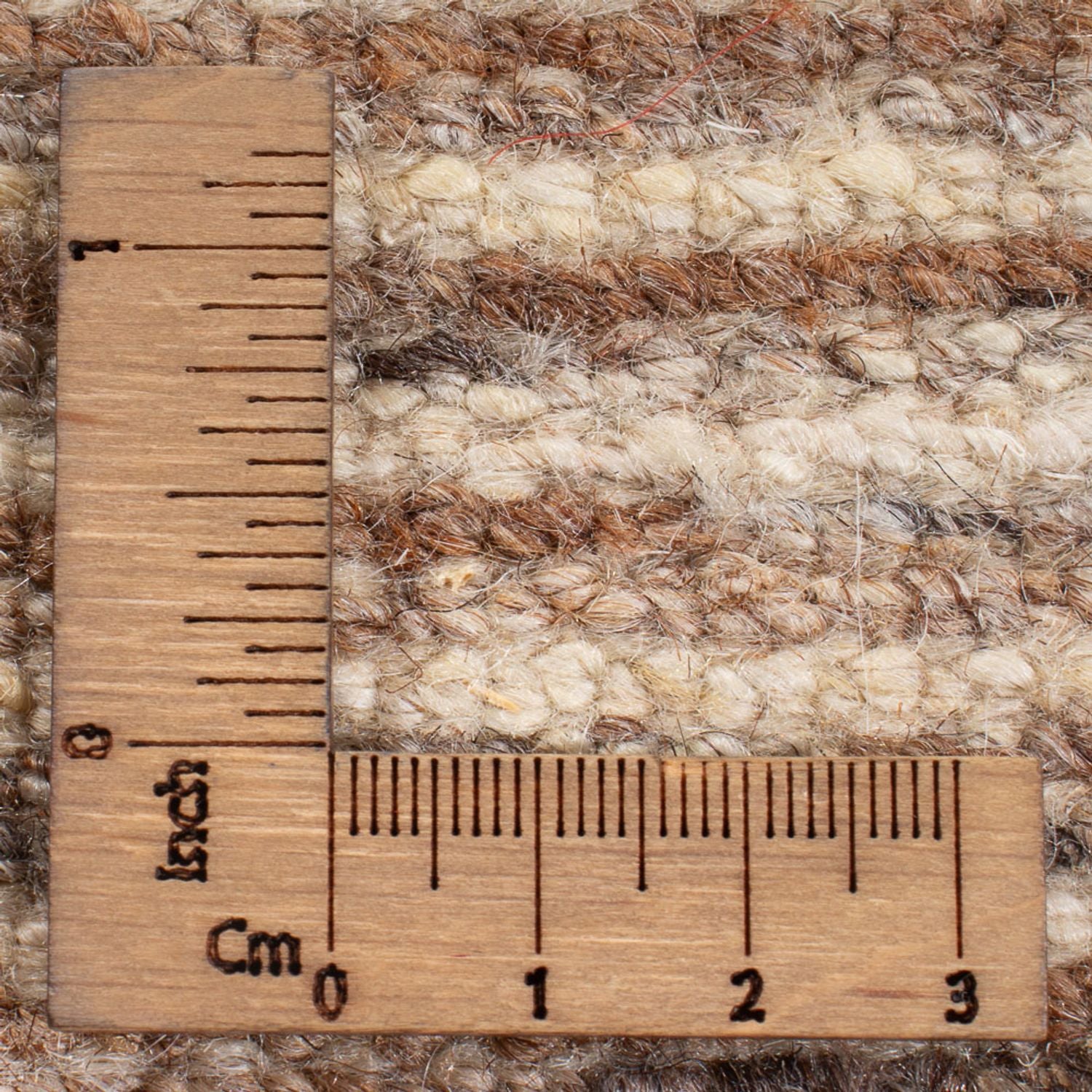 Gabbeh-tæppe - Persisk - 244 x 214 cm - lys brun