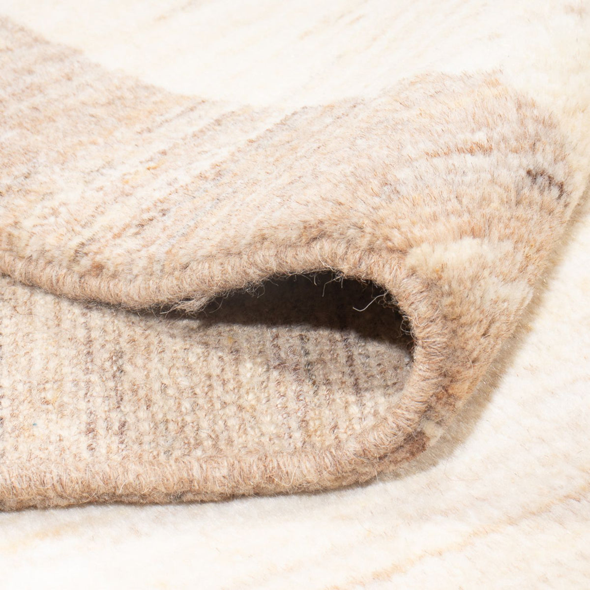 Gabbeh-tæppe - Persisk - 287 x 200 cm - lys beige