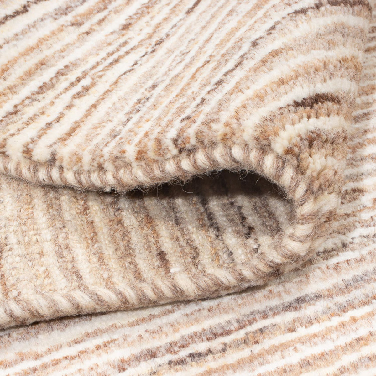 Gabbeh-tæppe - Persisk - 201 x 150 cm - mørk beige