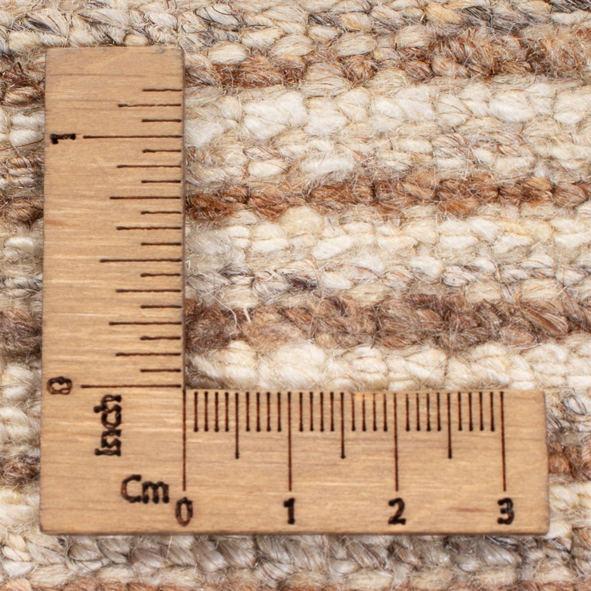 Gabbeh-tæppe - Persisk - 194 x 145 cm - lys brun