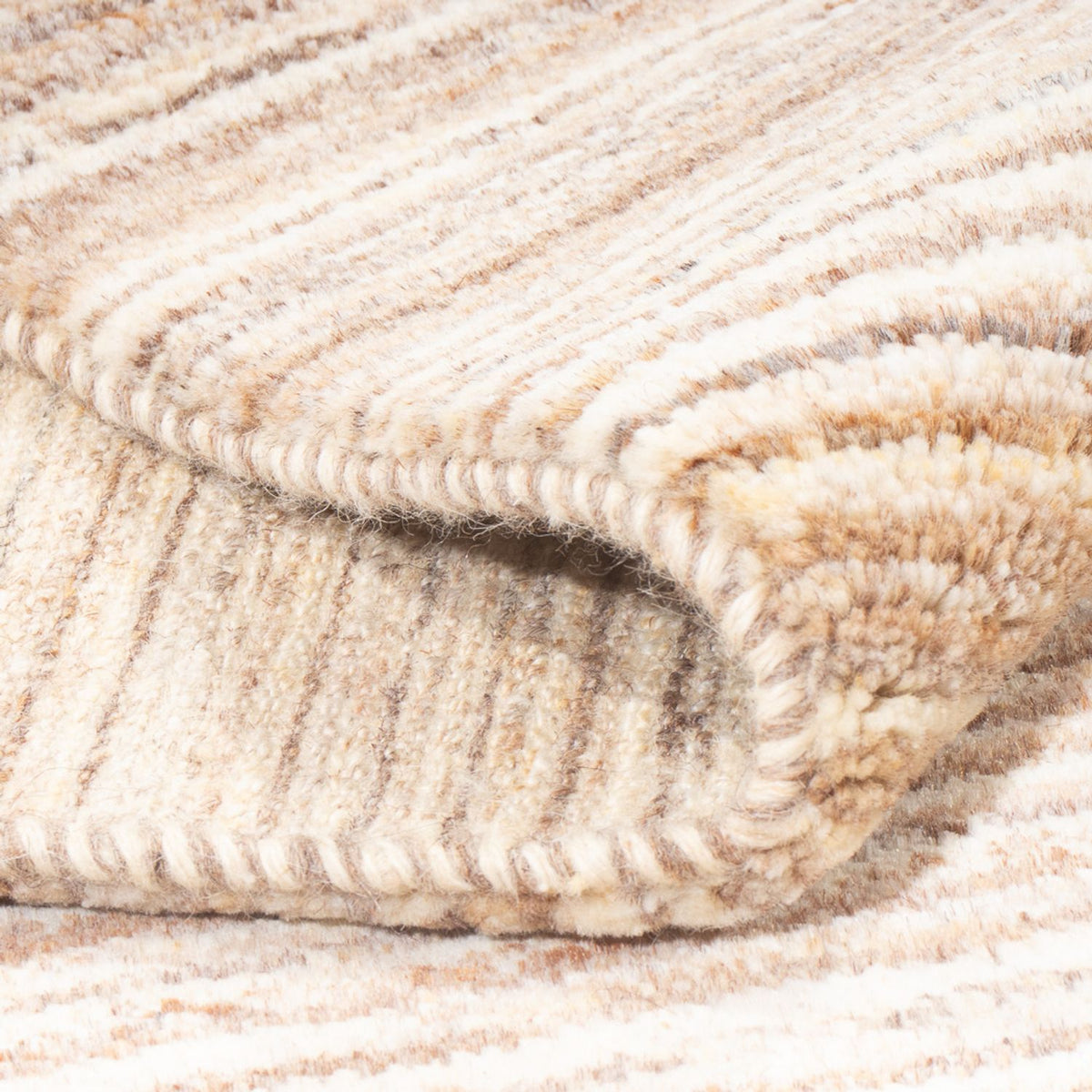 Gabbeh-tæppe - Persisk - 197 x 147 cm - mørk beige