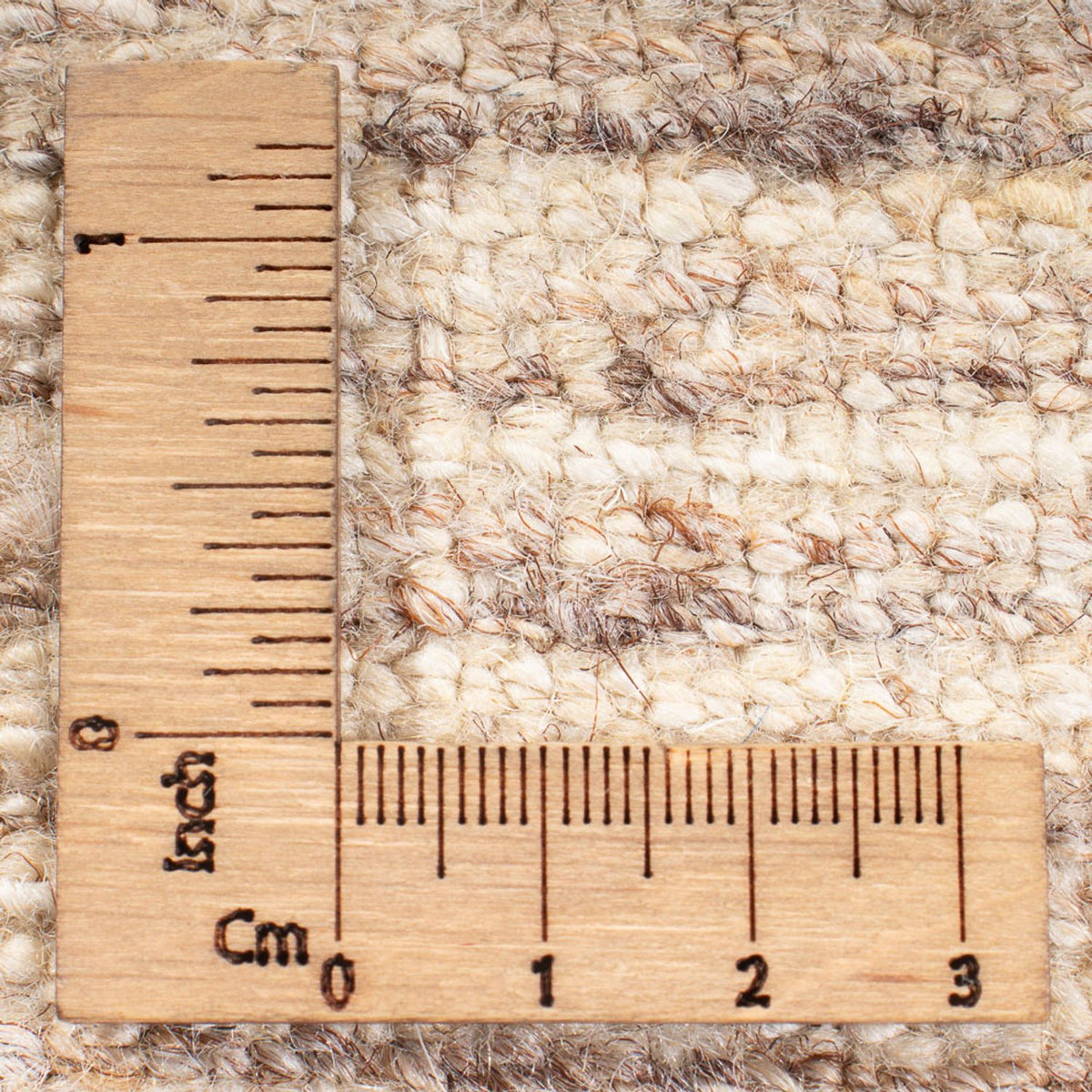 Gabbeh-tæppe - Persisk - 197 x 147 cm - mørk beige