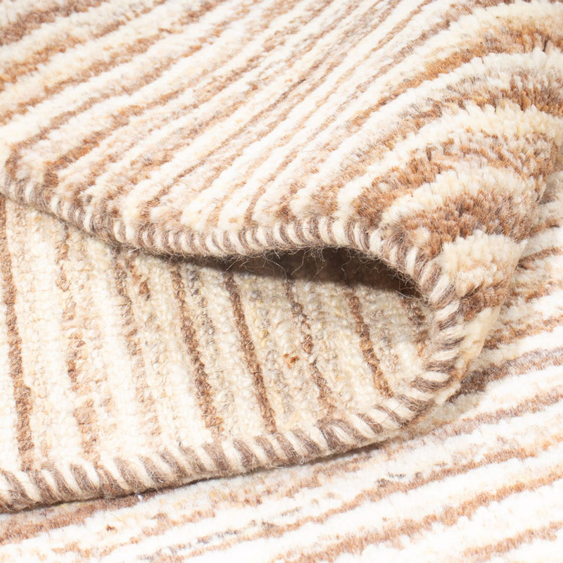 Gabbeh-tæppe - Persisk - 186 x 148 cm - mørk beige