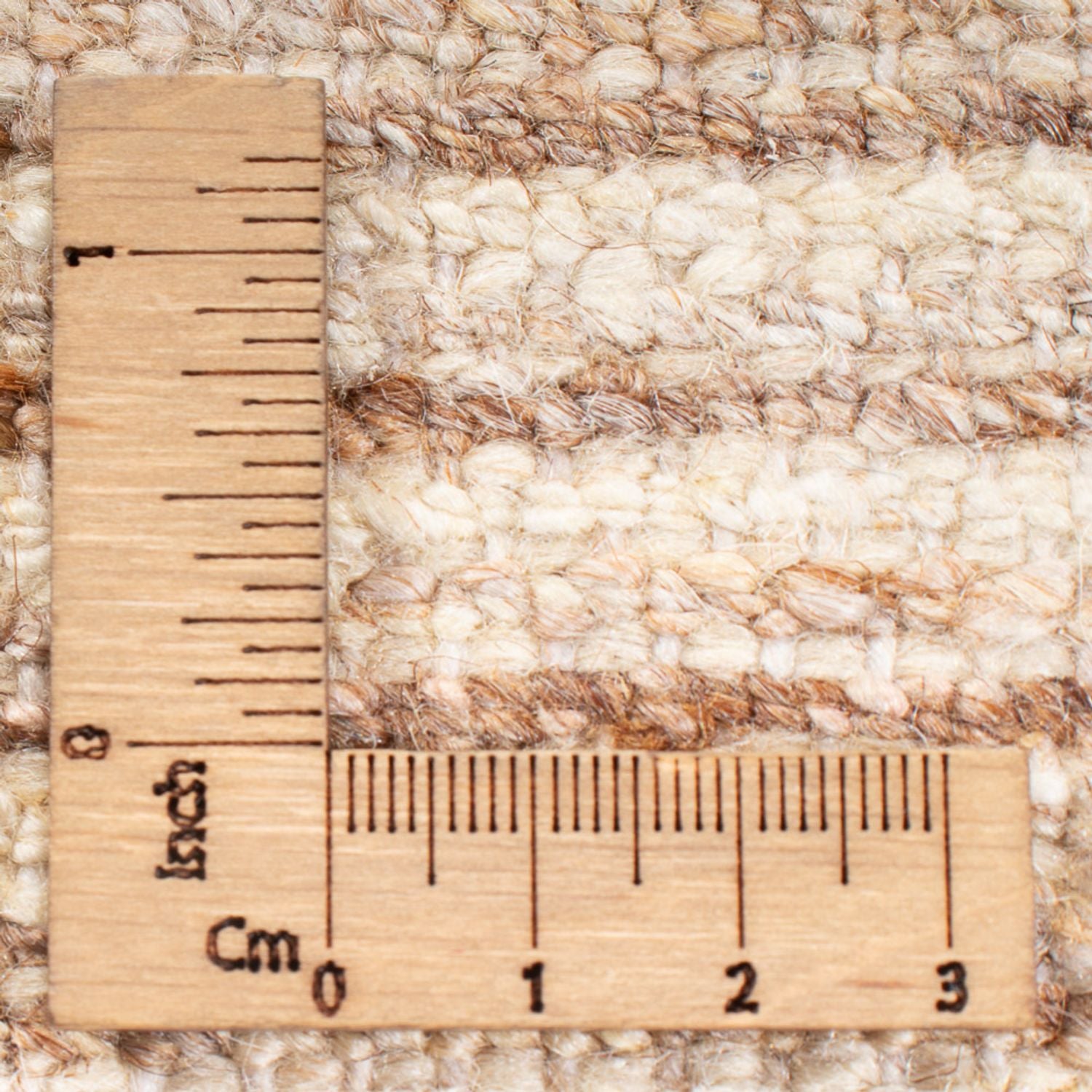 Gabbeh-tæppe - Persisk - 186 x 148 cm - mørk beige