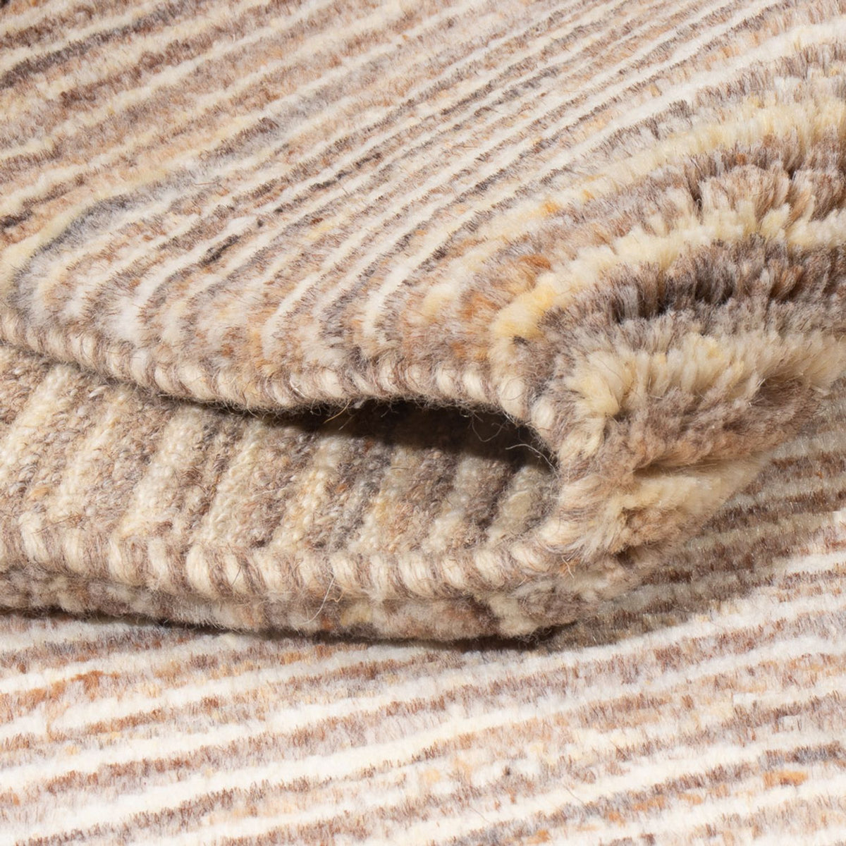 Gabbeh-tæppe - Persisk - 193 x 147 cm - lys brun