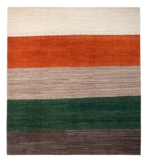 Gabbeh-tæppe - Persisk - 238 x 214 cm - flerfarvet