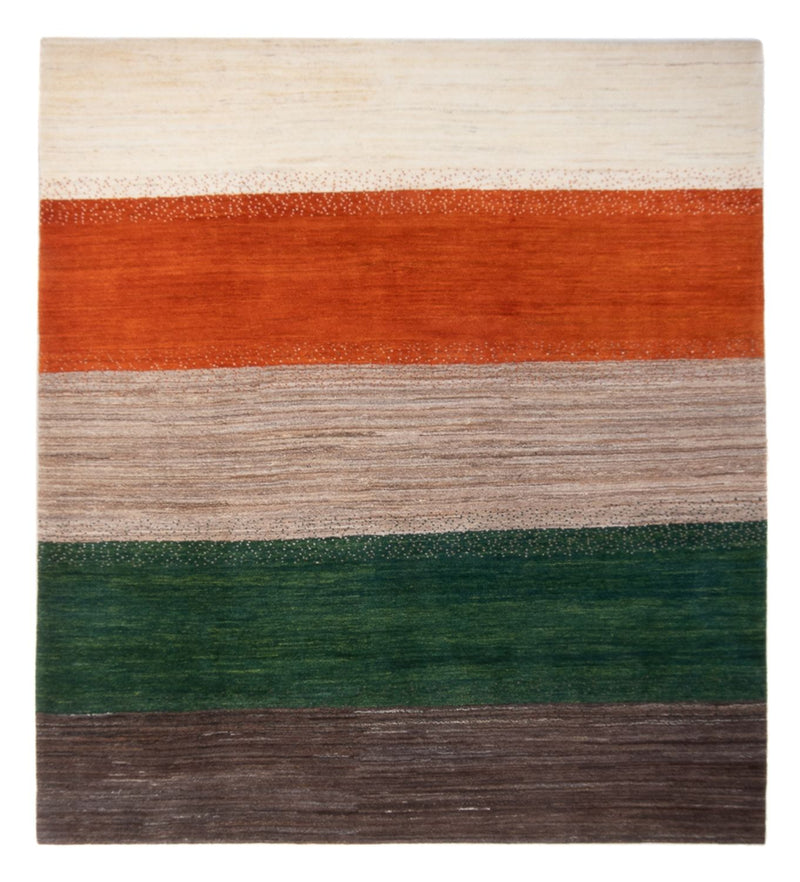 Gabbeh-tæppe - Persisk - 238 x 214 cm - flerfarvet