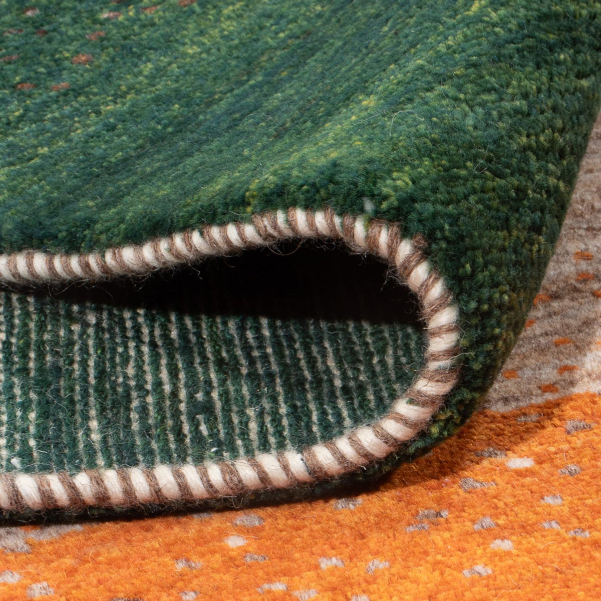 Gabbeh-tæppe - Persisk - 238 x 214 cm - flerfarvet