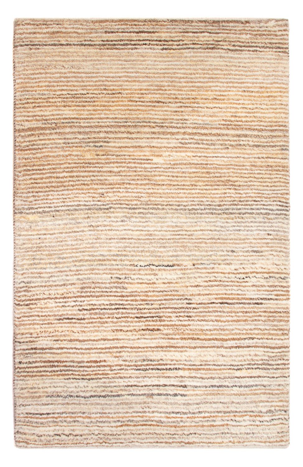 Gabbeh-tæppe - Persisk - 92 x 60 cm - mørk beige