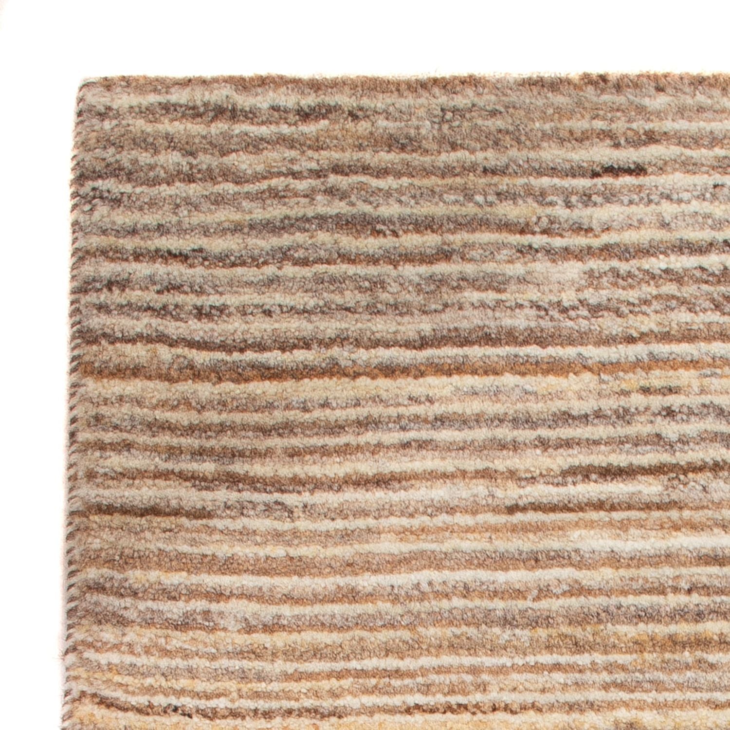 Gabbeh-tæppe - Persisk - 90 x 61 cm - mørk beige