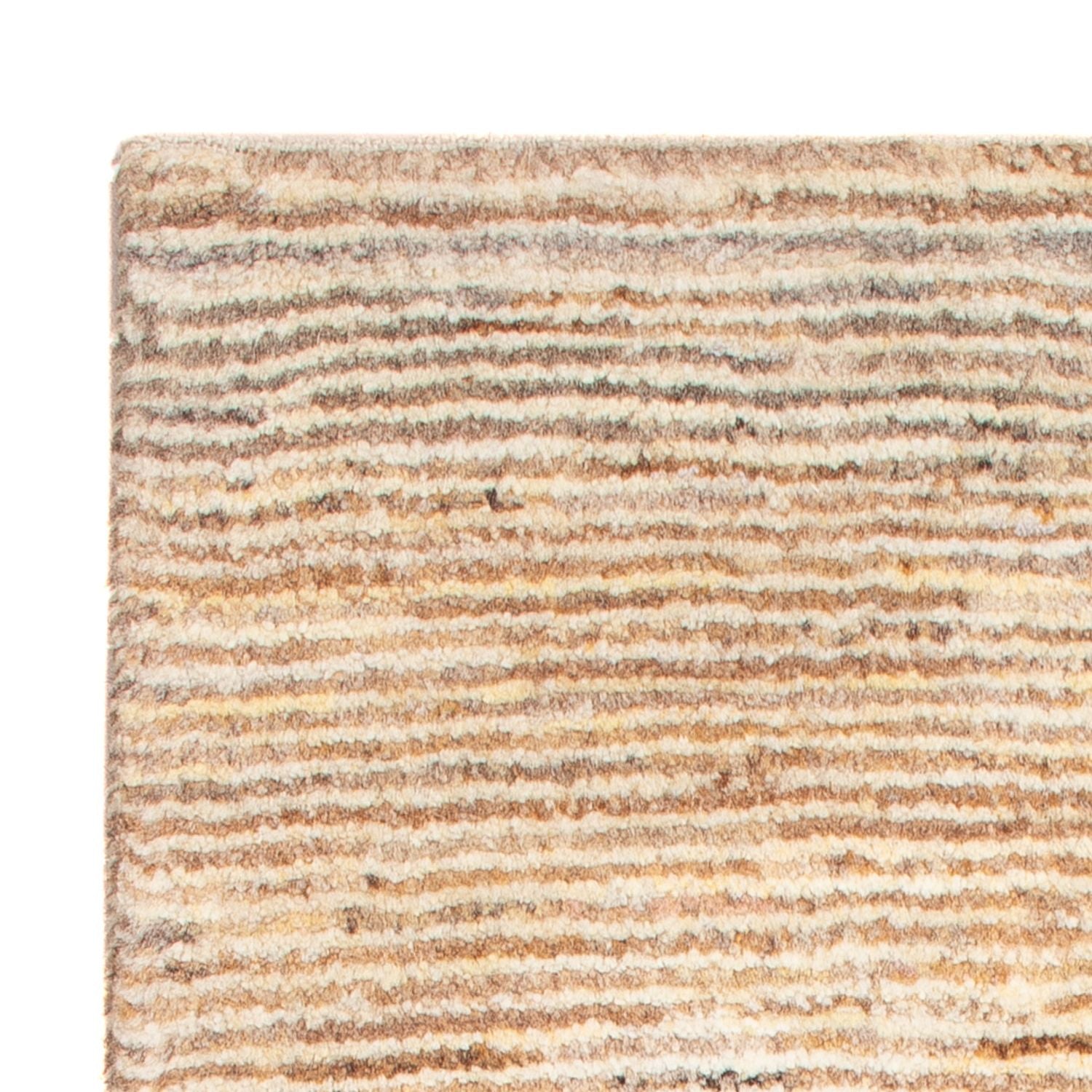 Gabbeh-tæppe - Persisk - 91 x 57 cm - mørk beige