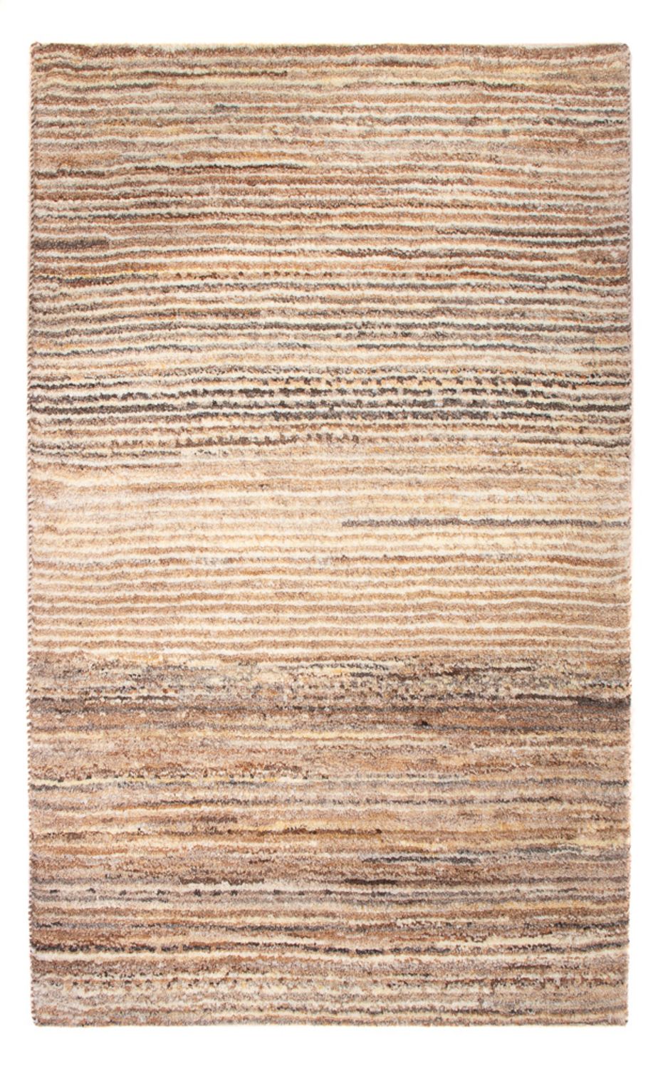 Gabbeh-tæppe - Persisk - 96 x 61 cm - mørk beige
