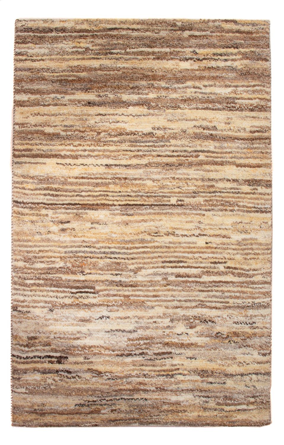Gabbeh-tæppe - Persisk - 95 x 62 cm - mørk beige