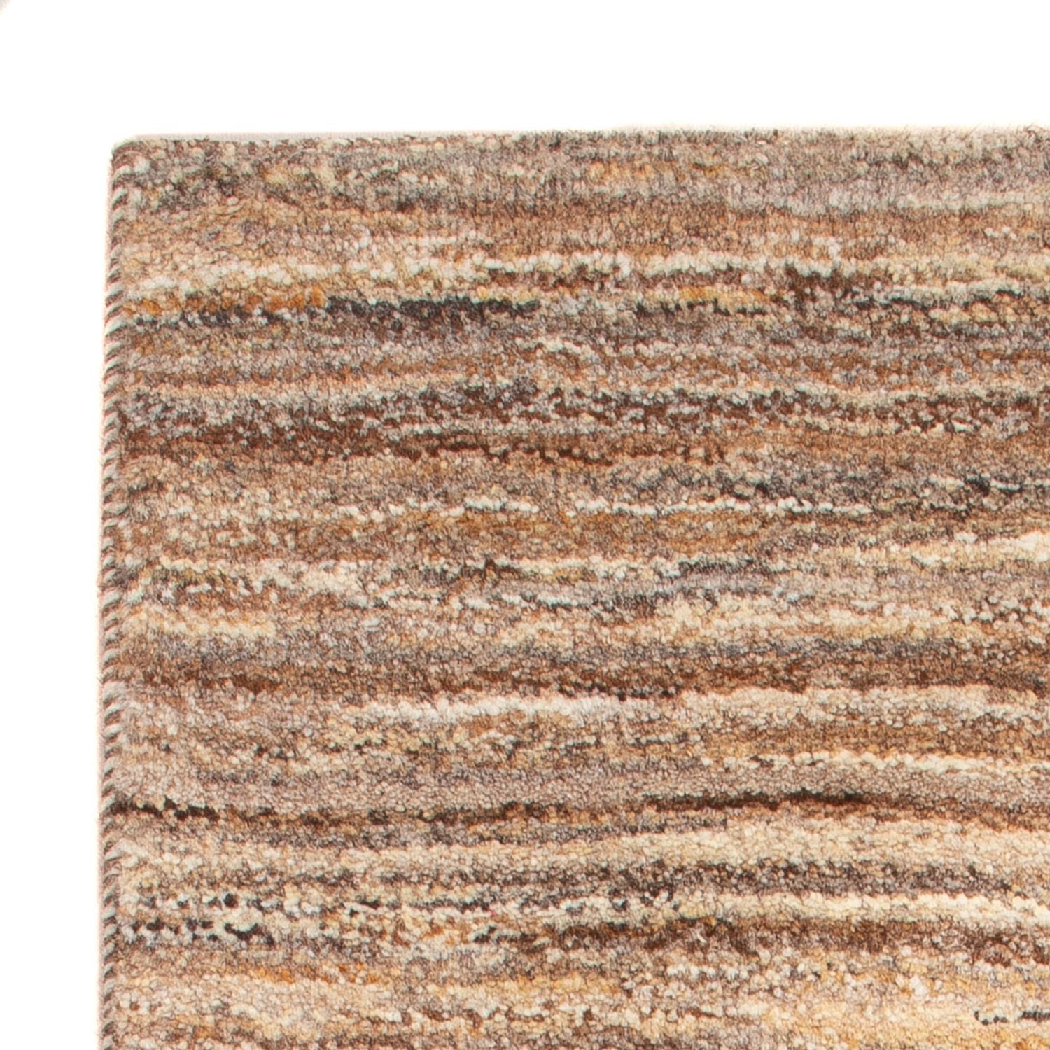 Gabbeh-tæppe - Persisk - 90 x 58 cm - mørk beige