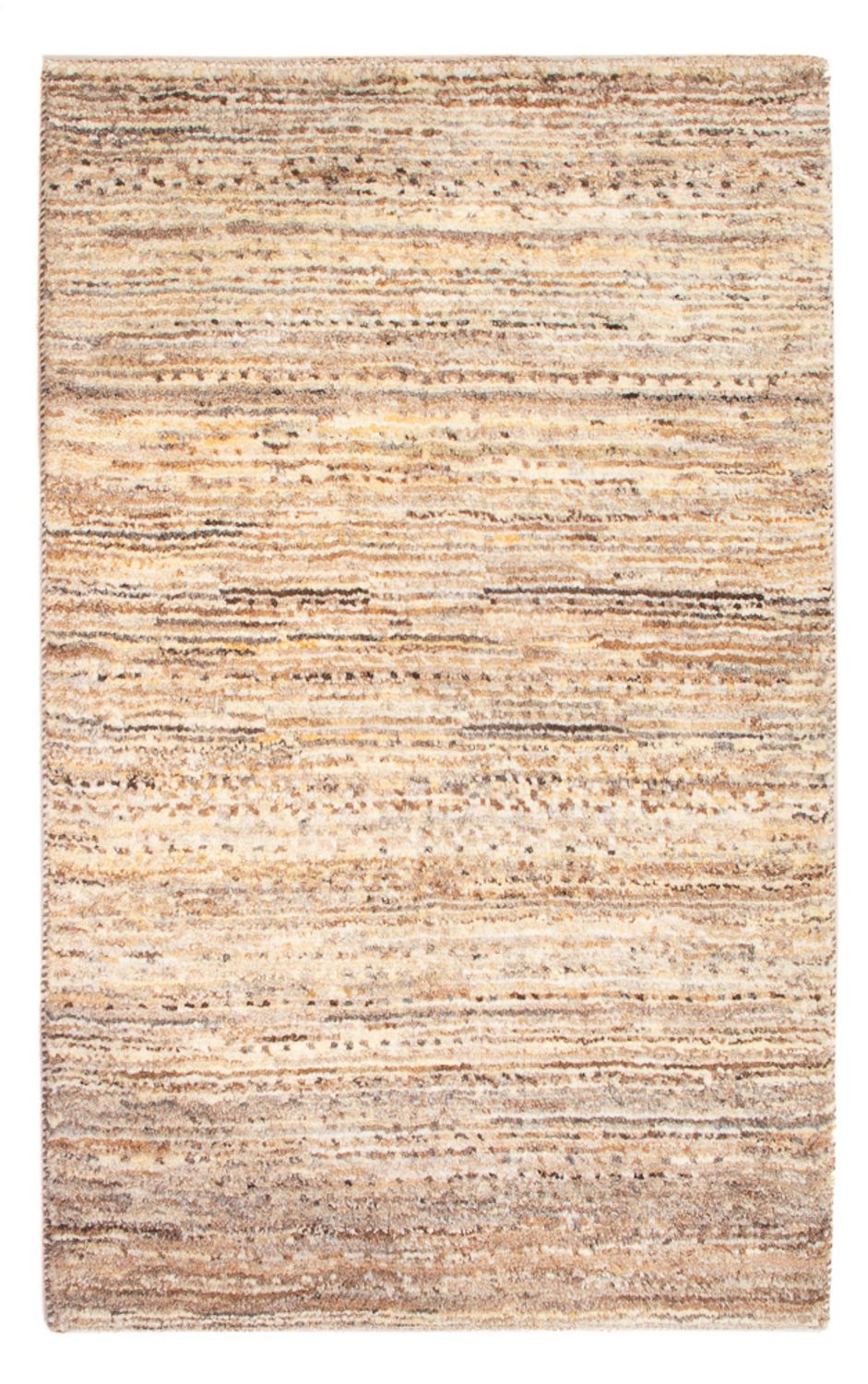 Gabbeh-tæppe - Persisk - 89 x 60 cm - mørk beige