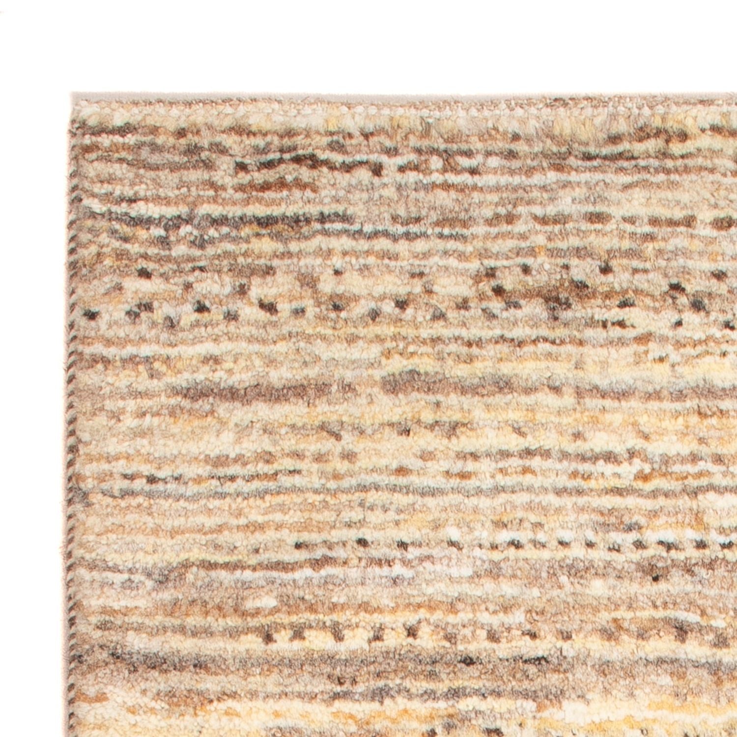 Gabbeh-tæppe - Persisk - 89 x 60 cm - mørk beige