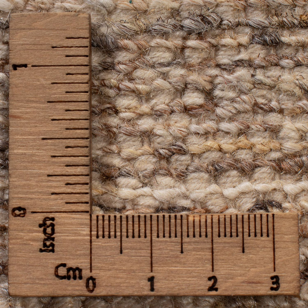 Gabbeh-tæppe - Persisk - 89 x 60 cm - mørk beige