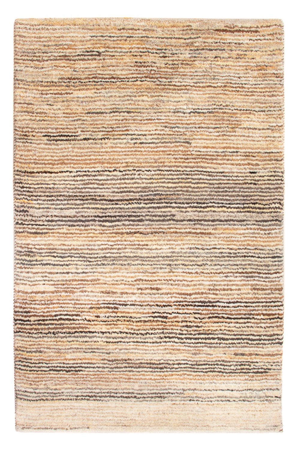 Gabbeh-tæppe - Persisk - 91 x 60 cm - mørk beige