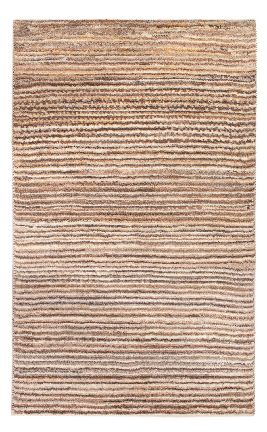 Gabbeh-tæppe - Persisk - 96 x 60 cm - mørk beige