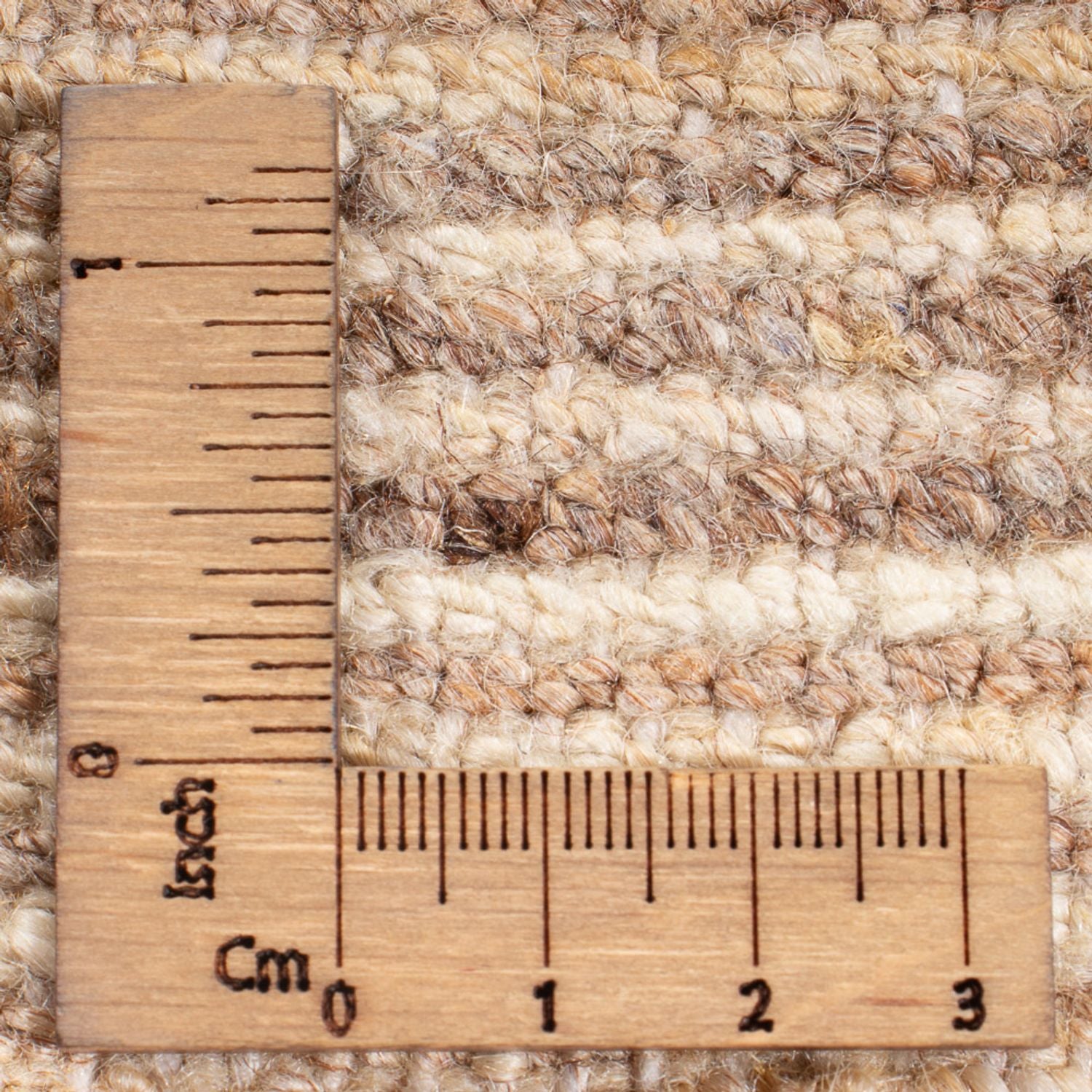 Gabbeh-tæppe - Persisk - 235 x 215 cm - lys beige