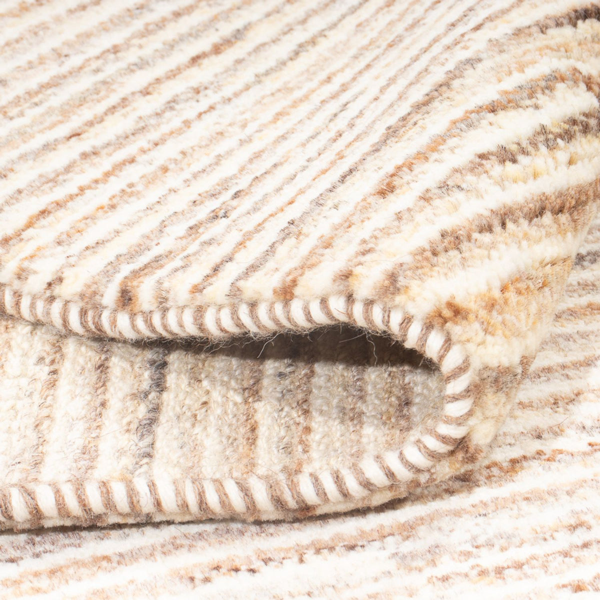 Gabbeh-tæppe - Persisk - 197 x 150 cm - beige