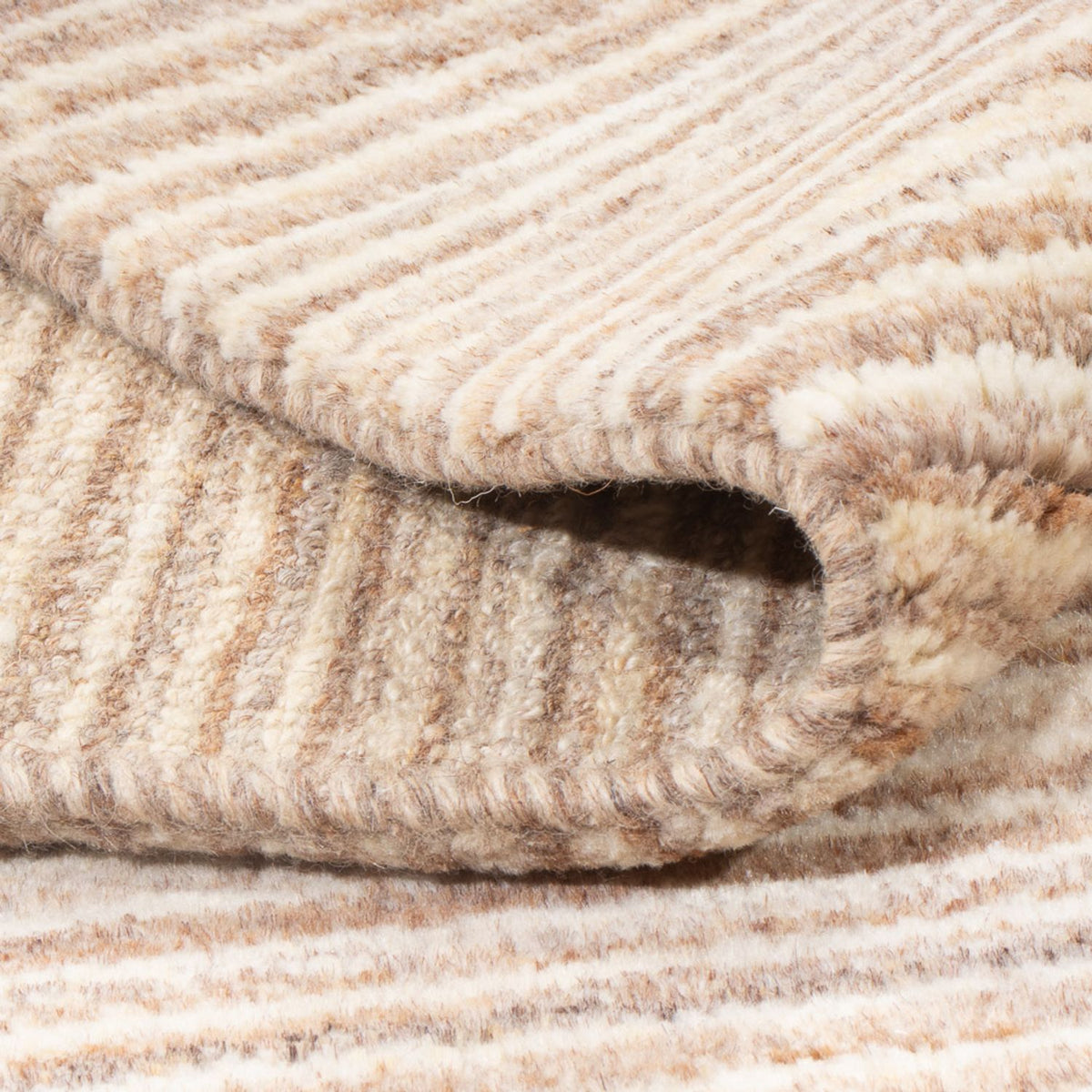 Gabbeh-tæppe - Persisk - 203 x 148 cm - lys beige