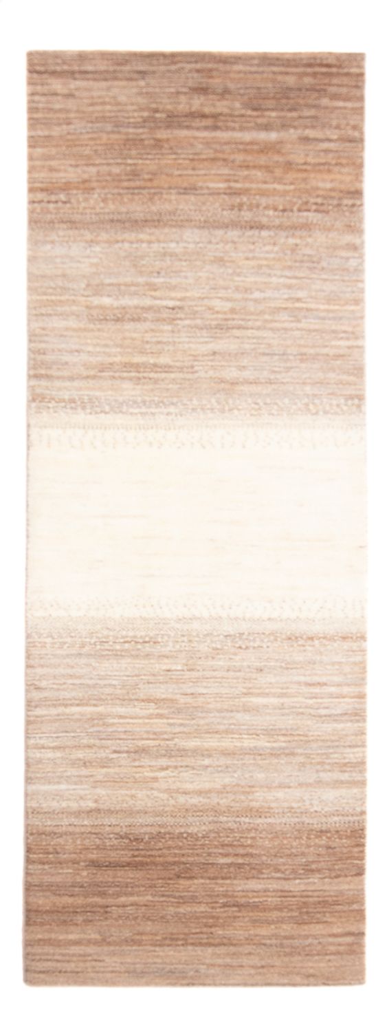 Løber Gabbeh-tæppe - Persisk - 250 x 84 cm - natur