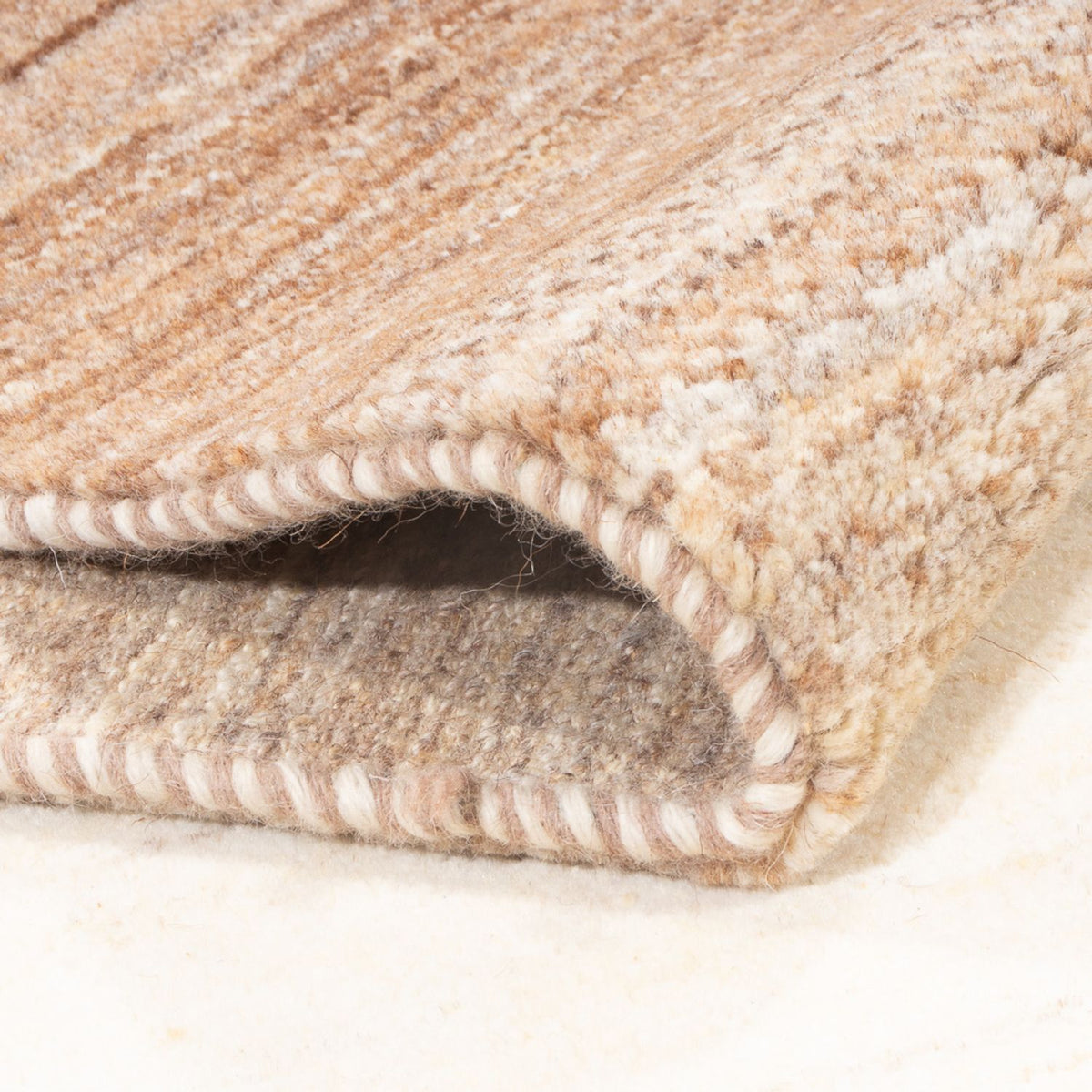 Løber Gabbeh-tæppe - Persisk - 250 x 84 cm - natur