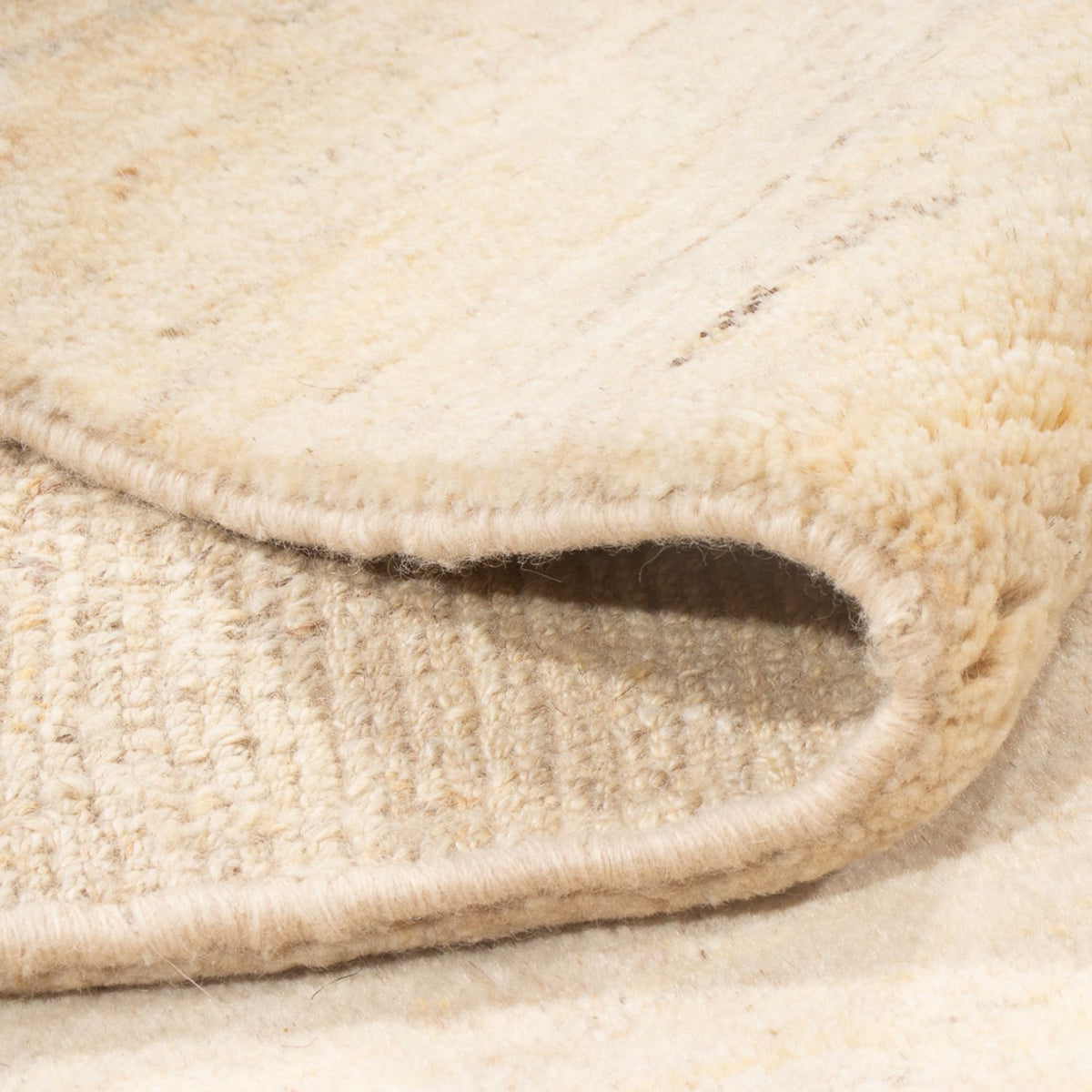 Gabbeh-tæppe - Persisk - 225 x 174 cm - lys beige