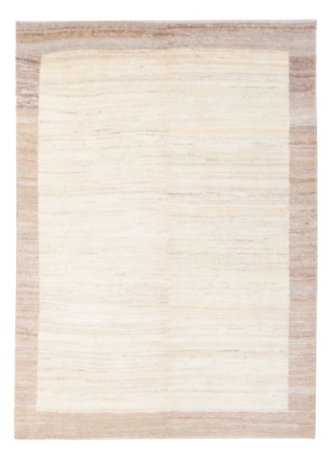 Gabbeh-tæppe - Persisk - 191 x 145 cm - lys beige