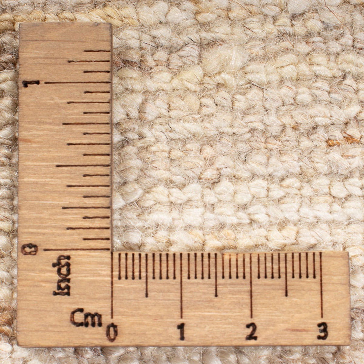 Gabbeh-tæppe - Persisk - 190 x 154 cm - lys beige