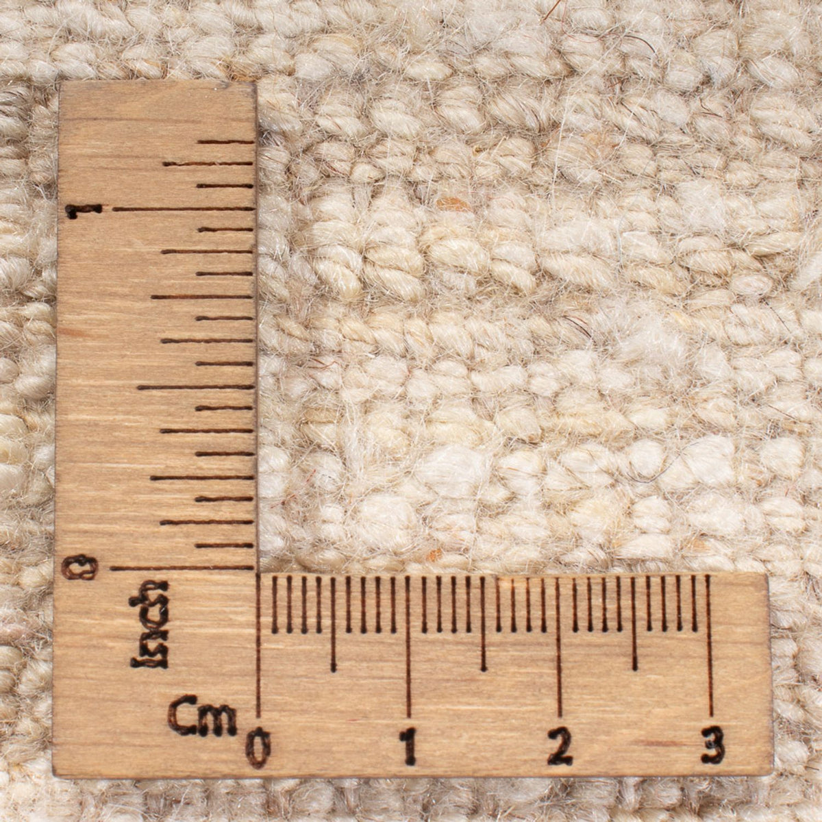 Gabbeh-tæppe - Persisk - 200 x 155 cm - lys beige