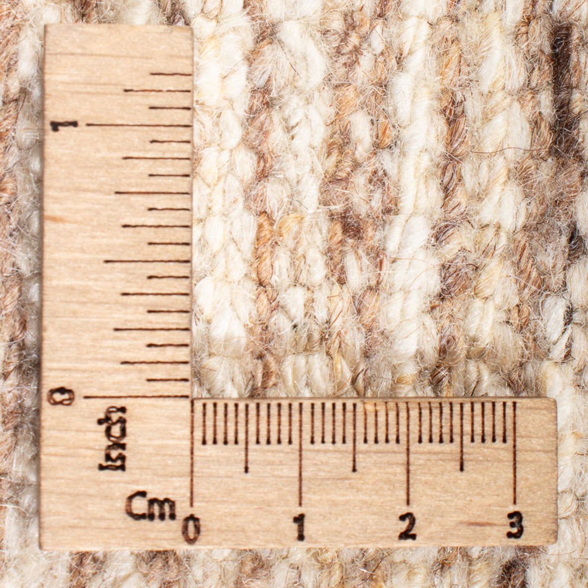 Gabbeh-tæppe - Persisk - 194 x 140 cm - mørk beige