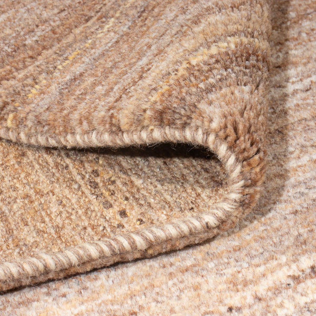 Løber Gabbeh-tæppe - Persisk - 346 x 110 cm - natur