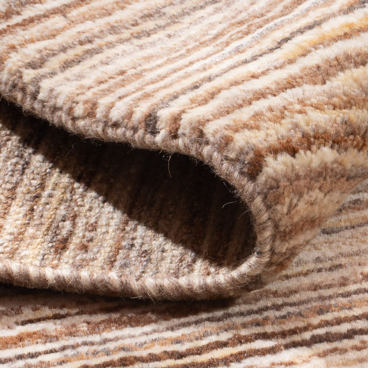 Gabbeh-tæppe - Persisk - 94 x 60 cm - mørk beige