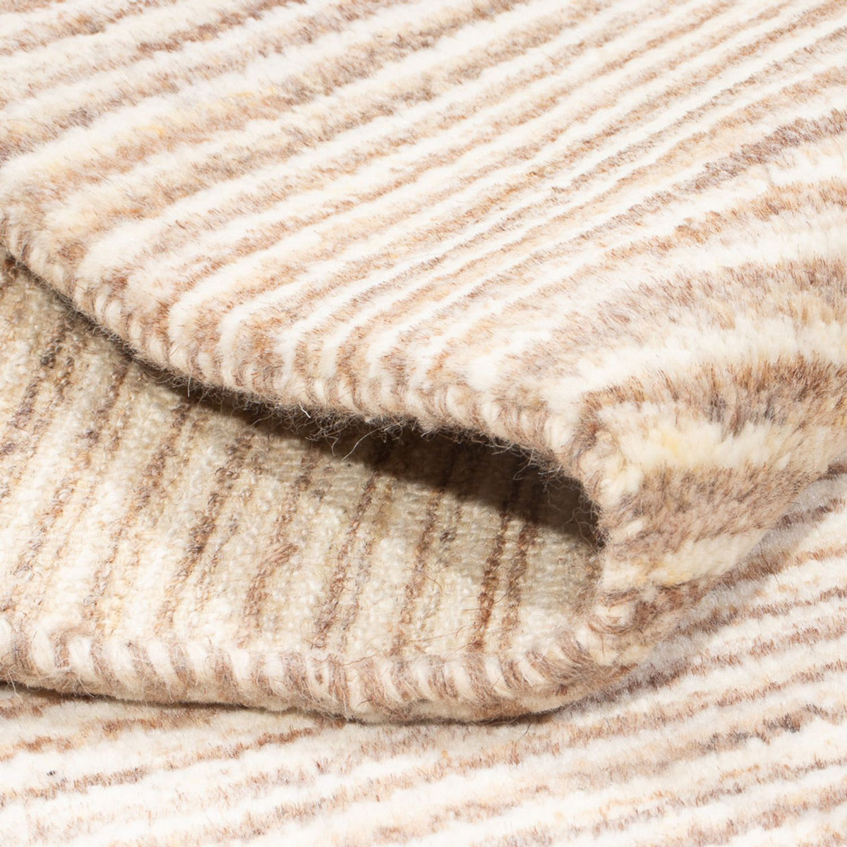 Gabbeh-tæppe - Persisk - 95 x 60 cm - lys beige