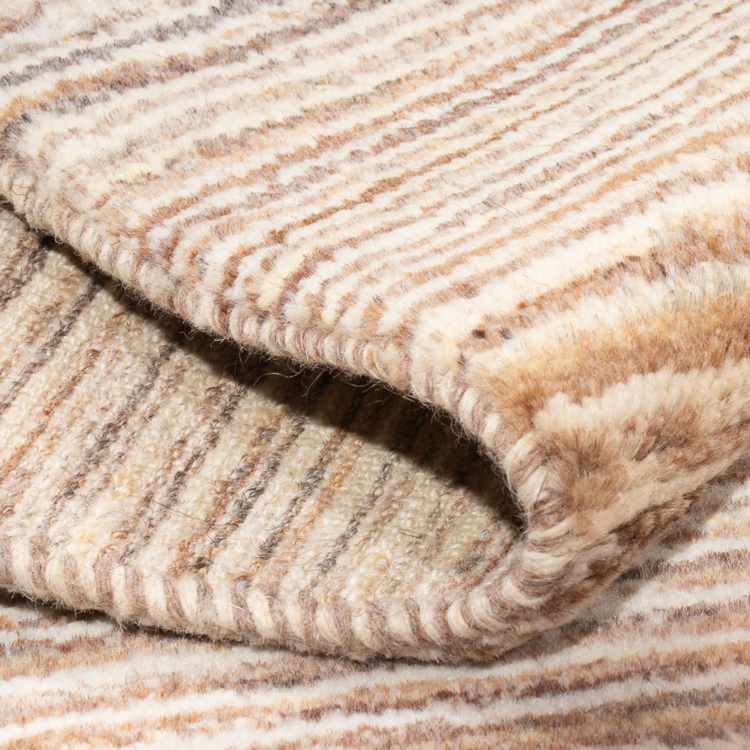 Gabbeh-tæppe - Persisk - 94 x 59 cm - mørk beige