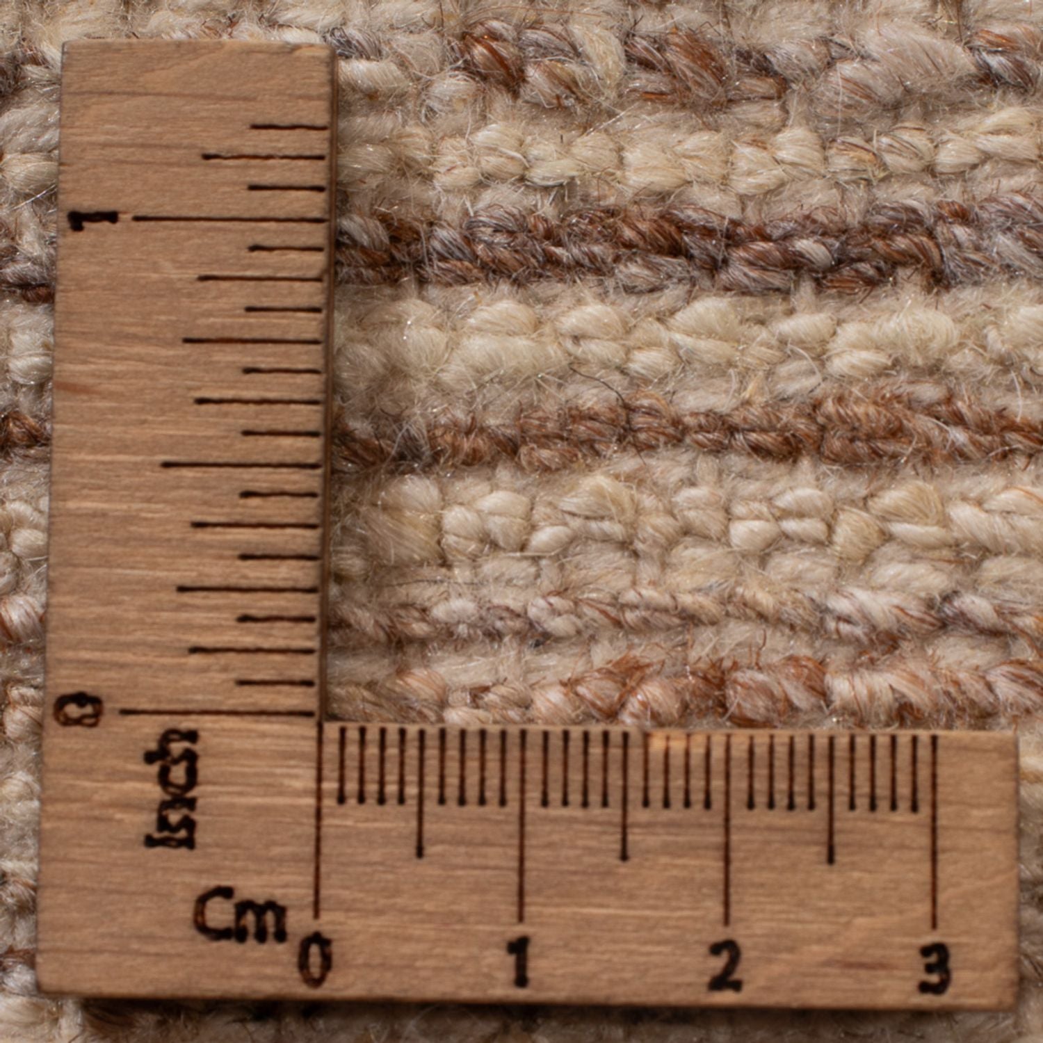 Gabbeh-tæppe - Persisk - 94 x 59 cm - mørk beige