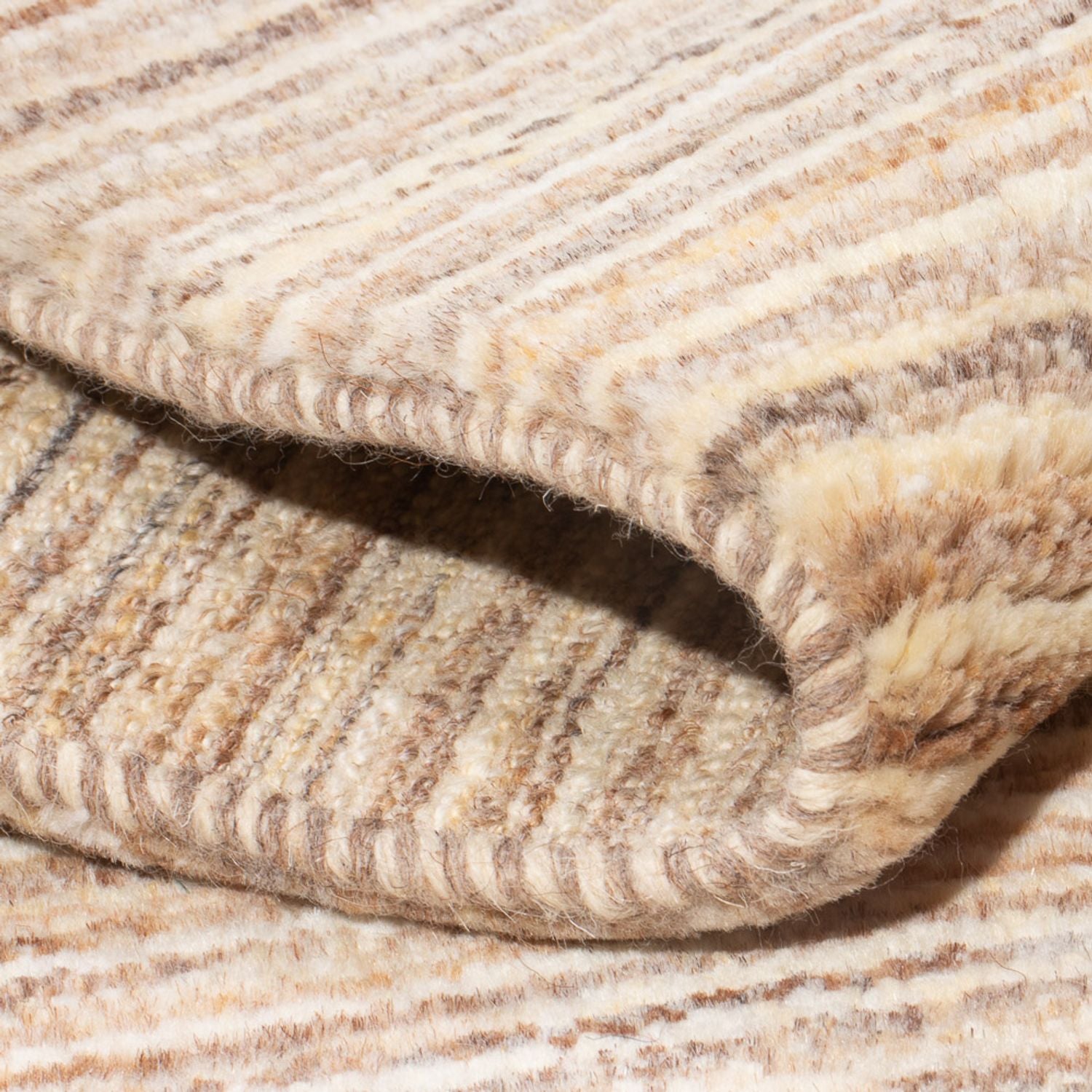 Gabbeh-tæppe - Persisk - 93 x 60 cm - mørk beige