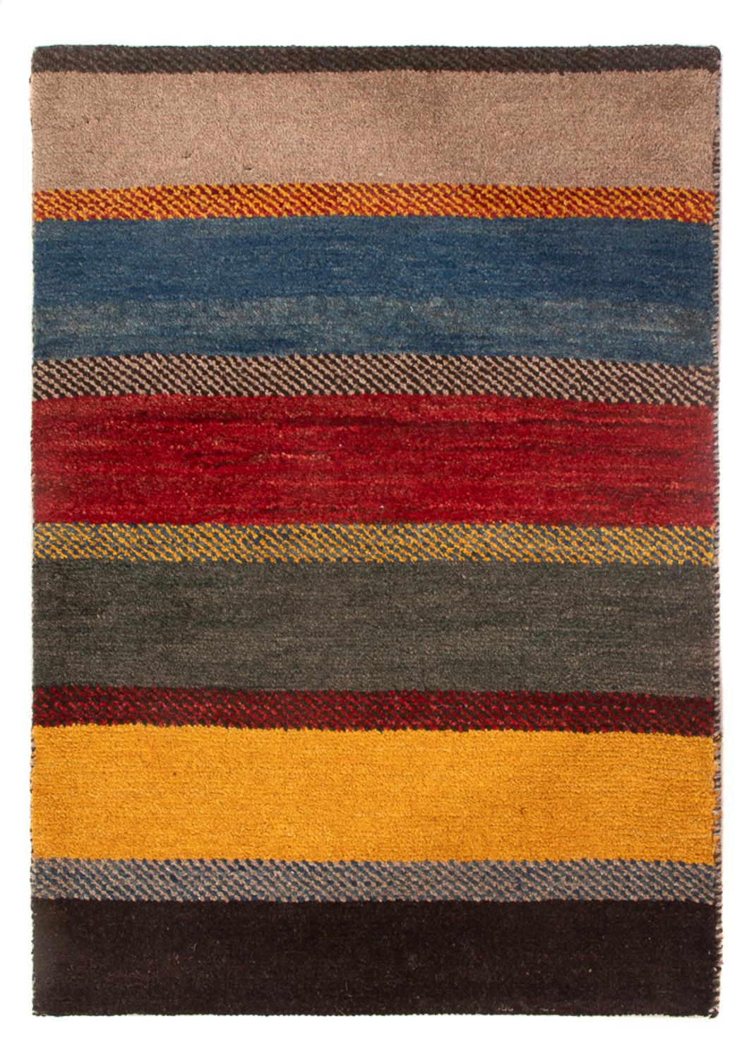 Gabbeh-tæppe - Persisk - 84 x 59 cm - flerfarvet